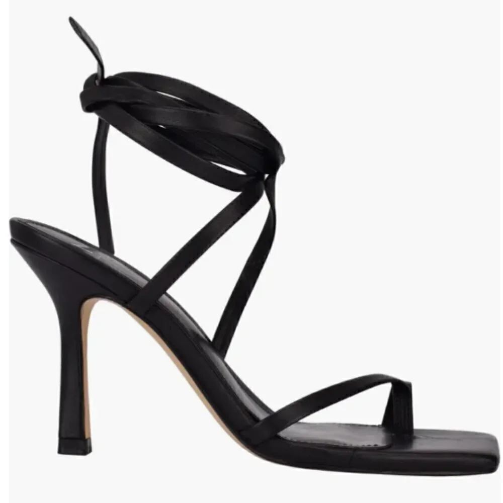 Marc Fisher LTD. Women's Dominic Ankle Tie High Heel Sandals - Size 8.5 - Picture 2 of 8